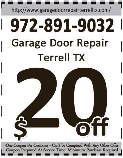 Garage Door Repair Terrell TX Coupon
